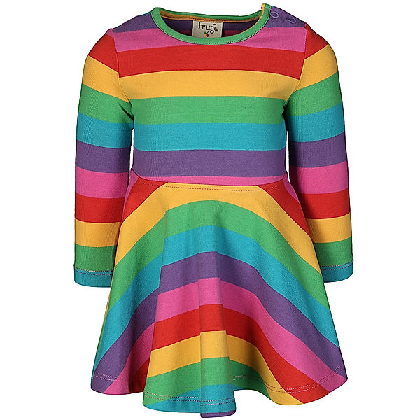 frugi Skater-Kleid SOFIA – RAINBOW STRIPE in bunt