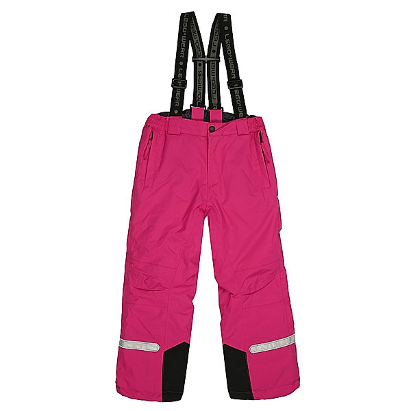 LEGO® Wear Ski-Hose LWPLATON 709 mit Hosenträgern in pink