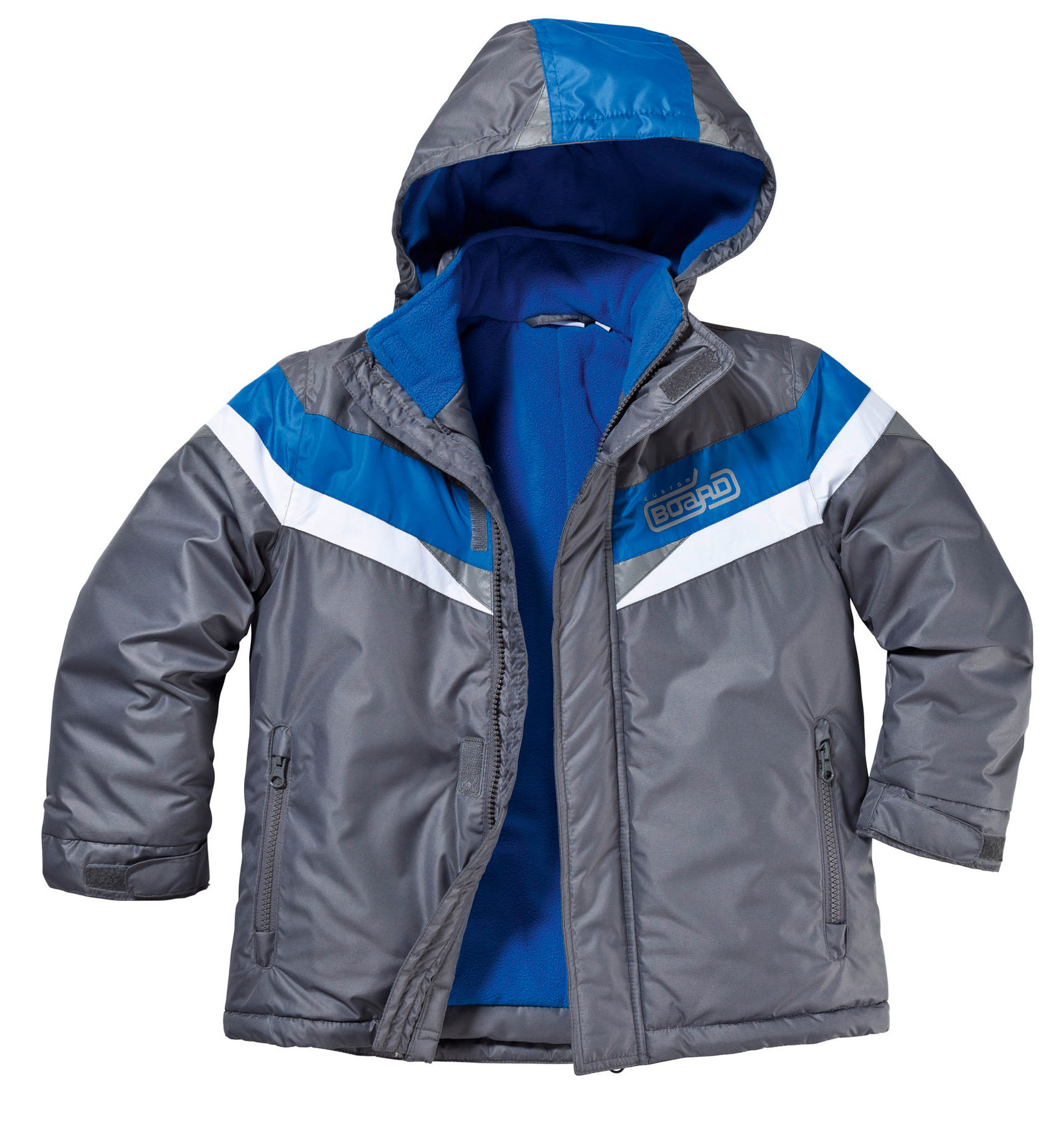 Ski-Jacke für Jungen, anthrazit-blau Größe: 110 116 | Weltbild.de