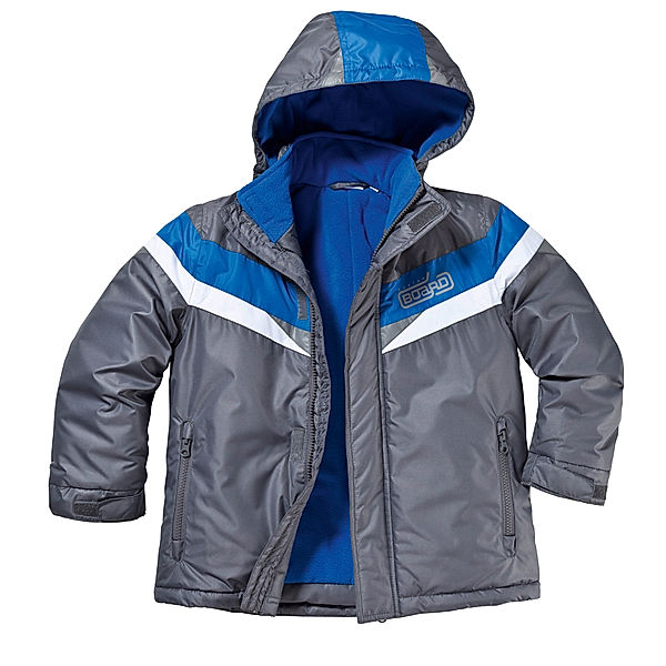 Ski-Jacke für Jungen, anthrazit-blau (Größe: 134/140)