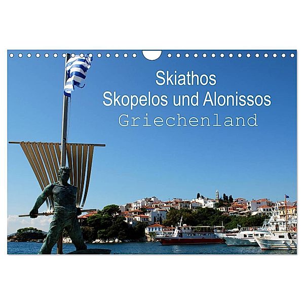 Skiathos Skopelos und Alonissos Griechenland (Wandkalender 2024 DIN A4 quer), CALVENDO Monatskalender, Peter Schneider