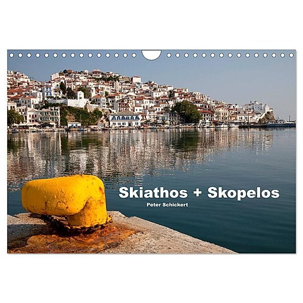 Skiathos + Skopelos (Wandkalender 2024 DIN A4 quer), CALVENDO Monatskalender, Peter Schickert