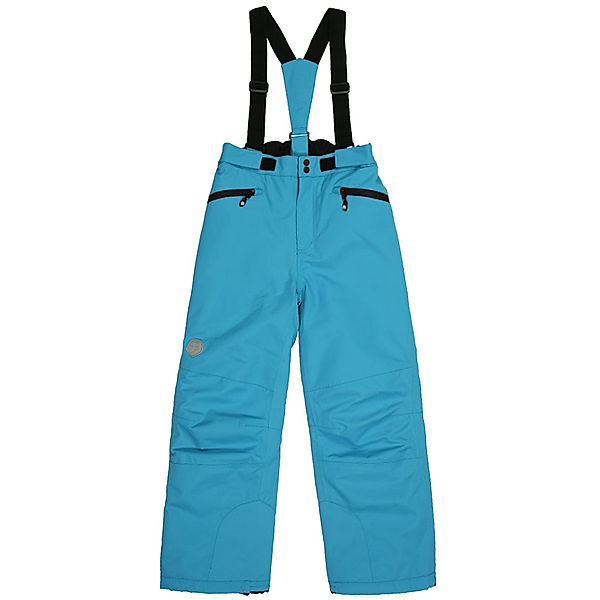 Color Kids Skihose SNOWDANCER mit abnehmbaren Hosenträgern in hellblau