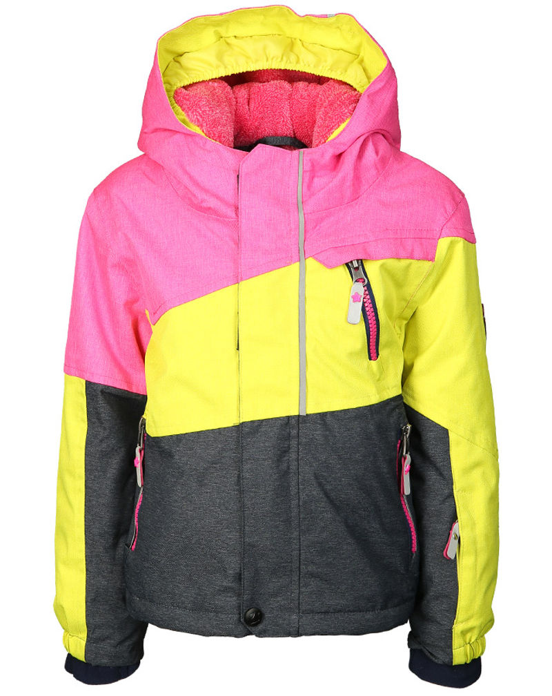 Skijacke VIEWY MNS in neon pink gelb kaufen | tausendkind.ch
