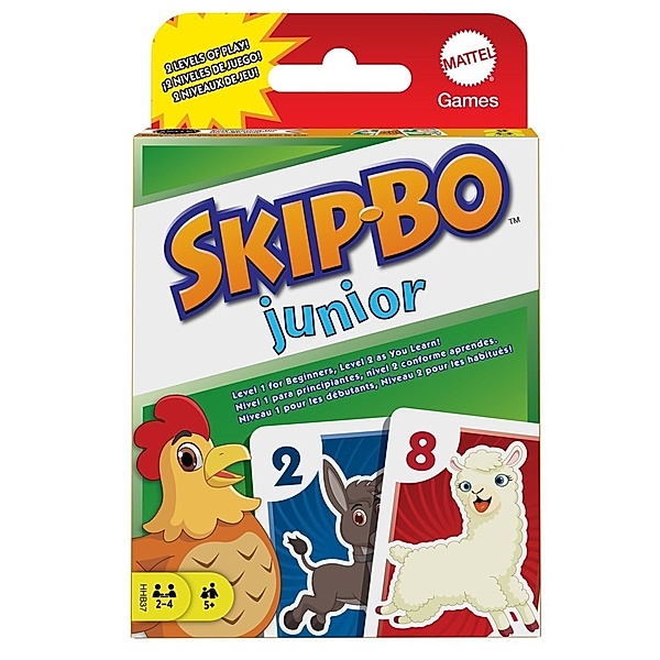 Mattel Skip-Bo Junior (Kartenspiel)