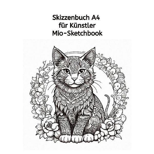 Skizzenbuch A4 für Künstler: Mio Sketchbook 100 Seiten (50 Blatt) - 297cm x 210cm Zeichenblock Papier - Skizzenblock für Skizze Bleistift, Jakob Welik