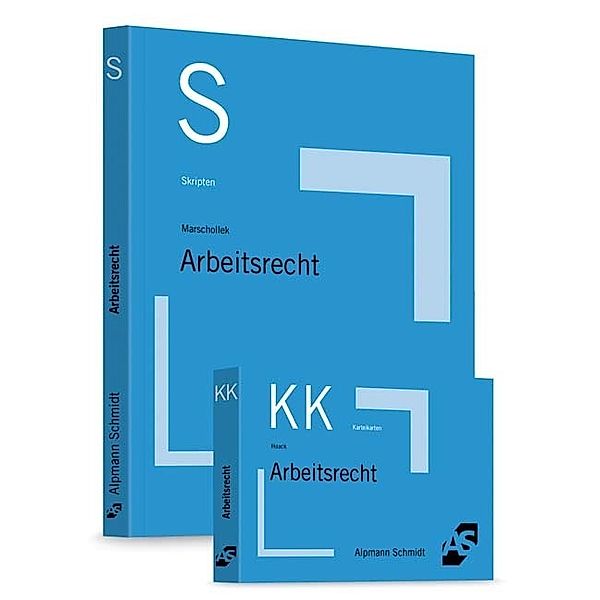 Skript Arbeitsrecht, m. Karteikarten Arbeitsrecht, Günter Marschollek, Claudia Haack