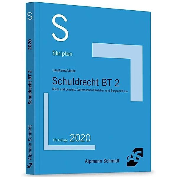 Skript Schuldrecht BT 2, Tobias Langkamp, Jan S. Lüdde