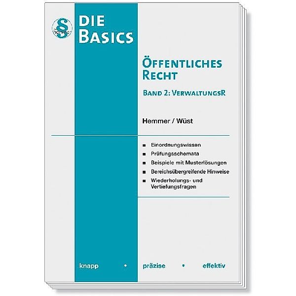 Skripten - Öffentliches Recht / VerwaltungsR.Bd.2, Karl-Edmund Hemmer, Achim Wüst, Martin Mielke, Michael Grieger