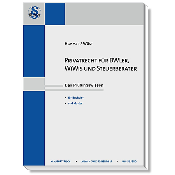 Skripten / W1 / PrivatR f. BWL'er, WiWi & Steuerberater, Karl-Edmund Hemmer, Achim Wüst