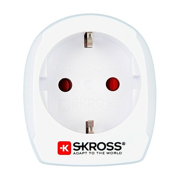 SKROSS Reisestecker Europe to Australia / China, Weiss