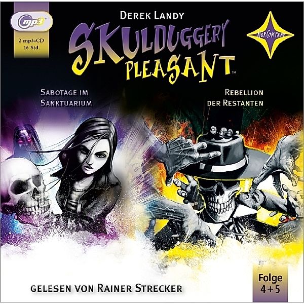 Skulduggery Pleasant - Folge 4+5,Audio-CD, Derek Landy