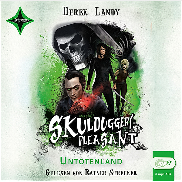 Skulduggery Pleasant - Untotenland,2 Audio-CD, MP3, Derek Landy
