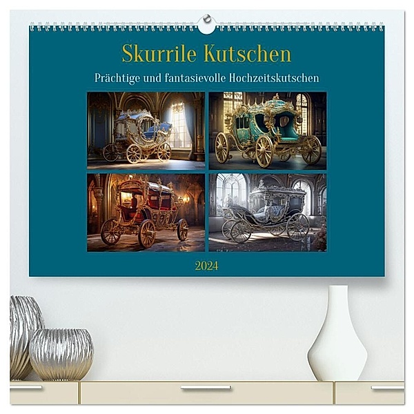 Skurrile Kutschen (hochwertiger Premium Wandkalender 2024 DIN A2 quer), Kunstdruck in Hochglanz, Steffen Gierok-Latniak