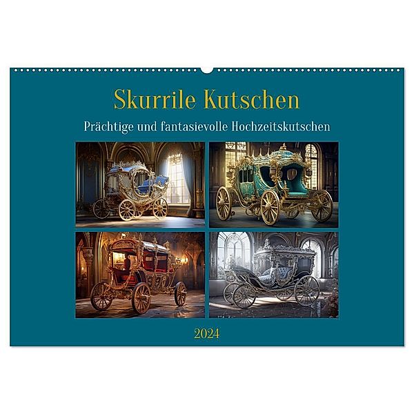 Skurrile Kutschen (Wandkalender 2024 DIN A2 quer), CALVENDO Monatskalender, Steffen Gierok-Latniak