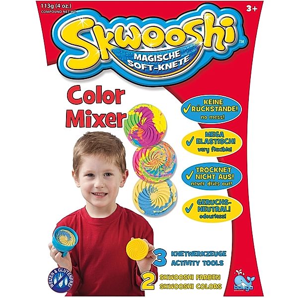 Beluga Skwooshi Soft-Knete Color Mixer 113g