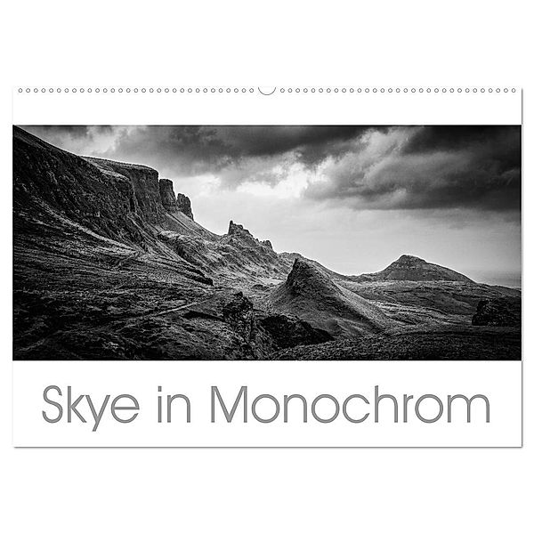 Skye in Monochrom (Wandkalender 2024 DIN A2 quer), CALVENDO Monatskalender, Michiel Mulder / Corsa Media