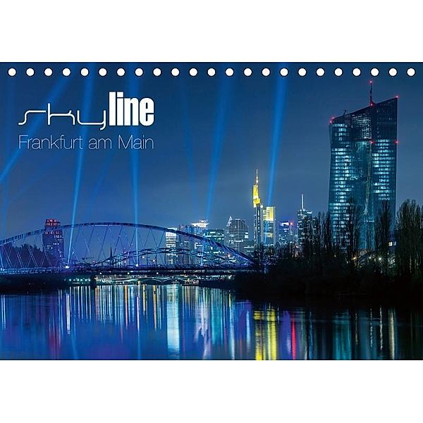 Skyline Frankfurt am Main (Tischkalender 2017 DIN A5 quer), Ronald Wissler