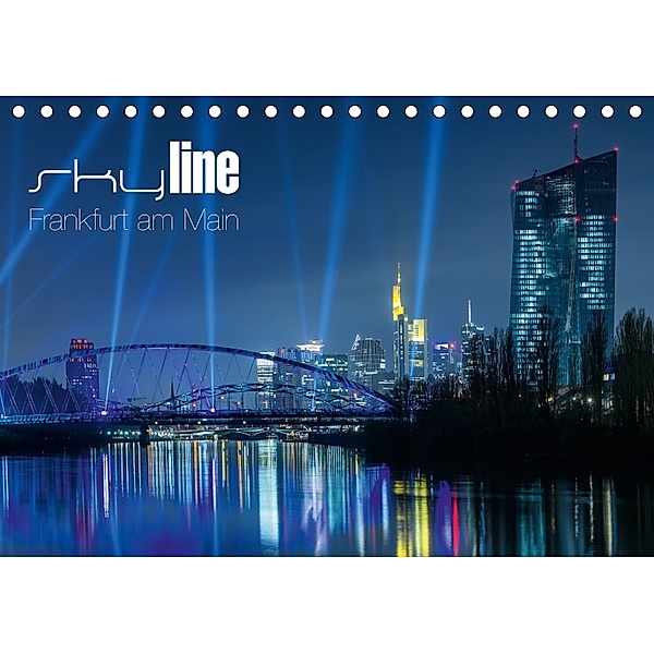 Skyline Frankfurt am Main (Tischkalender 2018 DIN A5 quer), Ronald Wissler