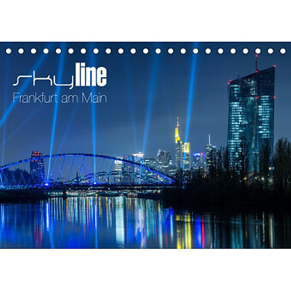 Skyline Frankfurt am Main (Tischkalender 2022 DIN A5 quer), Ronald Wissler