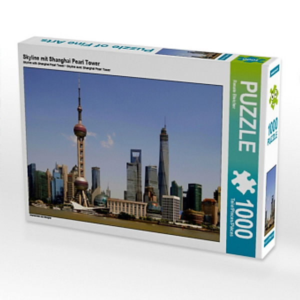 Skyline mit Shanghai Pearl Tower (Puzzle), Renate Bleicher