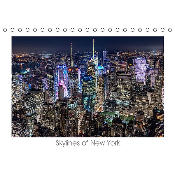 Skylines of New York (Tischkalender 2019 DIN A5 quer), Stefan Schröder