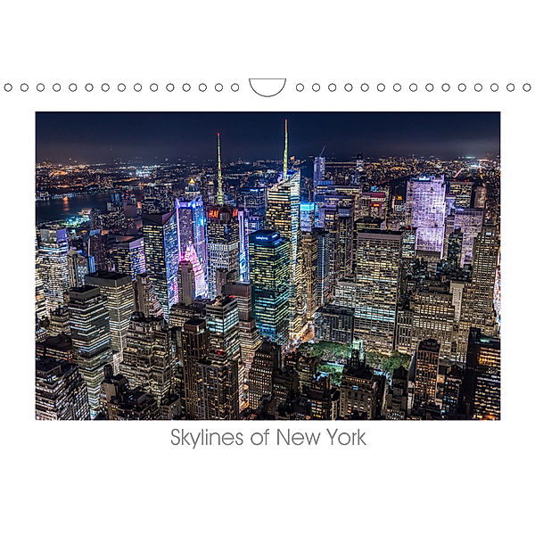 Skylines of New York (Wandkalender 2019 DIN A4 quer), Stefan Schröder
