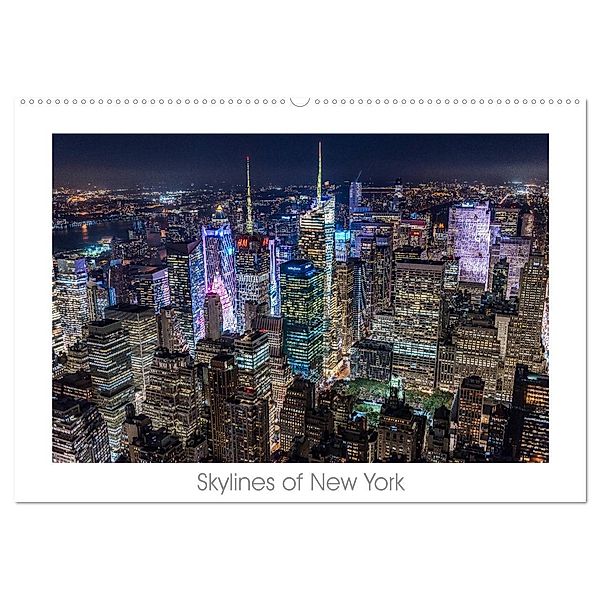 Skylines of New York (Wandkalender 2024 DIN A2 quer), CALVENDO Monatskalender, Stefan Schröder / ST-Fotografie