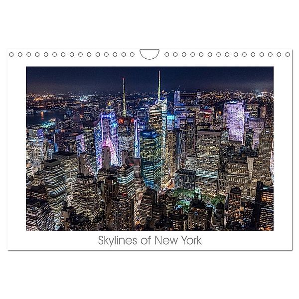 Skylines of New York (Wandkalender 2025 DIN A4 quer), CALVENDO Monatskalender, Calvendo, Stefan Schröder / ST-Fotografie