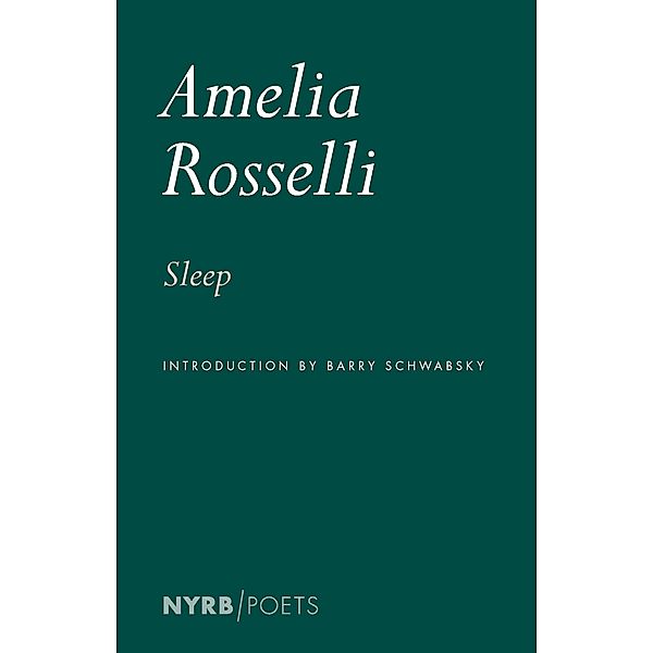 Sleep, Amelia Rosselli