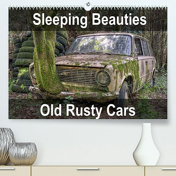 Sleeping Beauties Old Rusty Cars (Premium, hochwertiger DIN A2 Wandkalender 2023, Kunstdruck in Hochglanz), Carina Buchspies