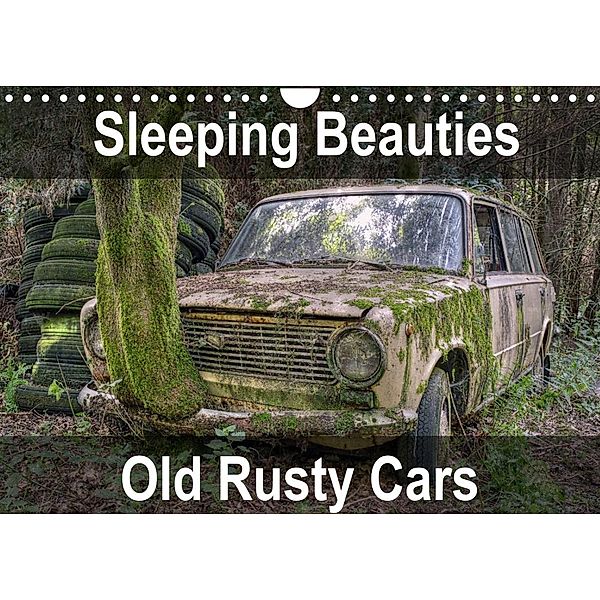 Sleeping Beauties Old Rusty Cars (Wall Calendar 2023 DIN A4 Landscape), Carina Buchspies