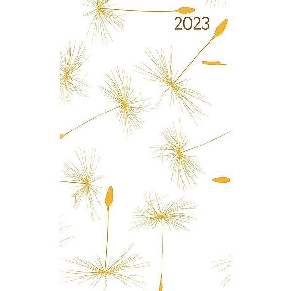 Slimtimer Style Pusteblume 2023 - Taschen-Kalender 9x15,6 cm - Weekly - 128 Seiten - Notiz-Buch - mit Info- und Adresste