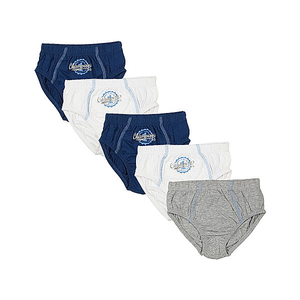 Jacky Slip CHAMPIONS 5er-Pack in blau/weiss/grau