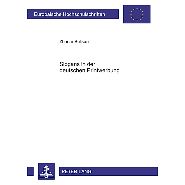Slogans in der deutschen Printwerbung, Zhanar Sulikan
