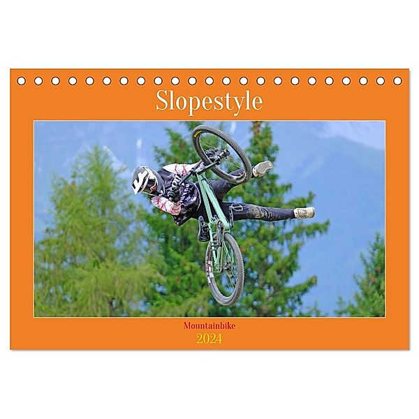 Slopestyle Mountainbike (Tischkalender 2024 DIN A5 quer), CALVENDO Monatskalender, Markus Dorn