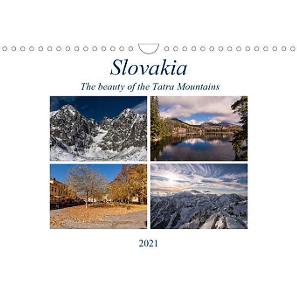 Slovakia - The beauty of the Tatra mountains (Wall Calendar 2021 DIN A4 Landscape), Gloria Correia Photography