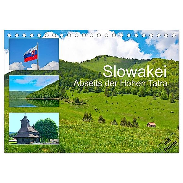 Slowakei - Abseits der Hohen Tatra (Tischkalender 2024 DIN A5 quer), CALVENDO Monatskalender, Lost Plastron Pictures