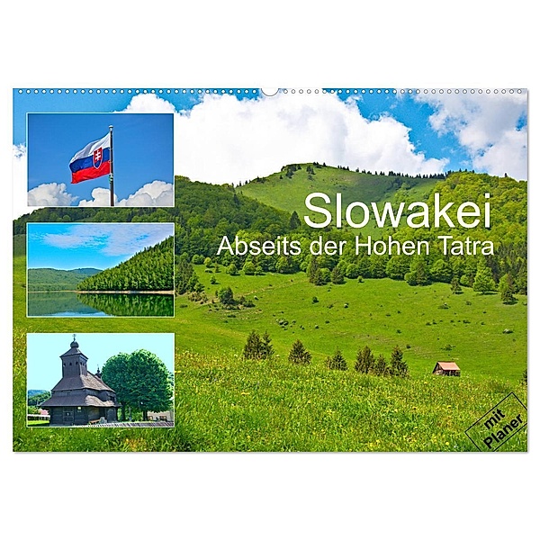 Slowakei - Abseits der Hohen Tatra (Wandkalender 2024 DIN A2 quer), CALVENDO Monatskalender, Lost Plastron Pictures
