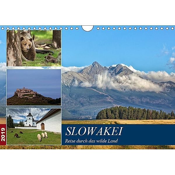 Slowakei - Reise durch das wilde Land (Wandkalender 2019 DIN A4 quer), Johann Schörkhuber