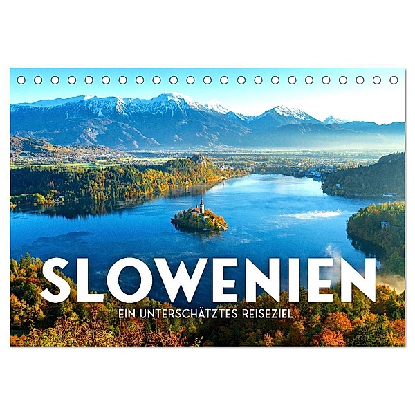 Slowenien - Ein unterschätztes Reiseziel. (Tischkalender 2024 DIN A5 quer), CALVENDO Monatskalender, SF
