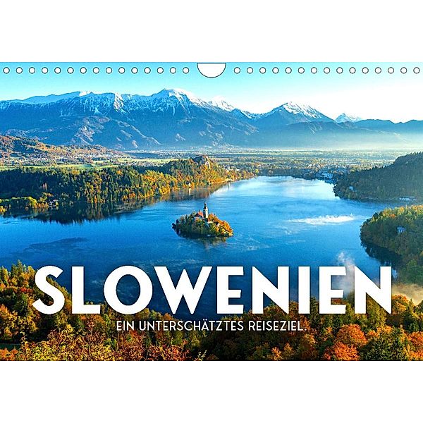 Slowenien - Ein unterschätztes Reiseziel. (Wandkalender 2023 DIN A4 quer), SF