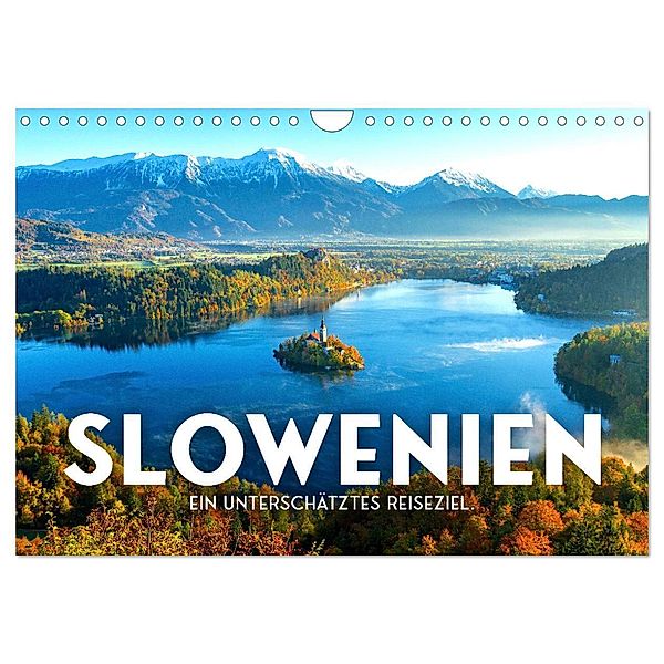 Slowenien - Ein unterschätztes Reiseziel. (Wandkalender 2024 DIN A4 quer), CALVENDO Monatskalender, SF