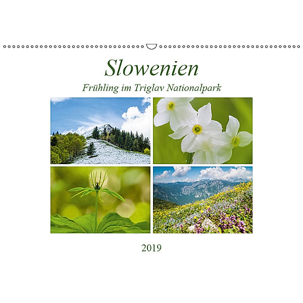 Slowenien - Frühling im Triglav Nationalpark (Wandkalender 2019 DIN A2 quer), Frauke Fuck