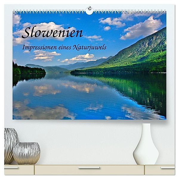 Slowenien - Impressionen eines Naturjuwels (hochwertiger Premium Wandkalender 2025 DIN A2 quer), Kunstdruck in Hochglanz, Calvendo, Lost Plastron Pictures