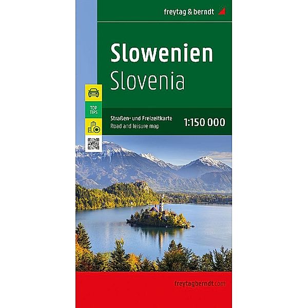 Slowenien, Straßen- und Freizeitkarte 1:150.000, freytag & berndt