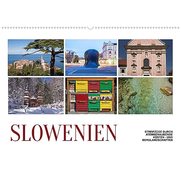 Slowenien - Streifzüge durch atemberaubende Küsten- und Berglandschaften (Wandkalender 2023 DIN A2 quer), Christian Hallweger
