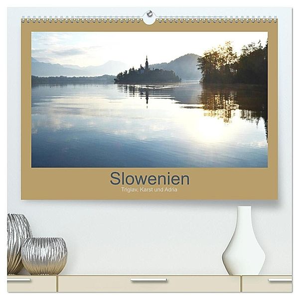 Slowenien - Triglav, Karst und Adria (hochwertiger Premium Wandkalender 2024 DIN A2 quer), Kunstdruck in Hochglanz, Fotokullt