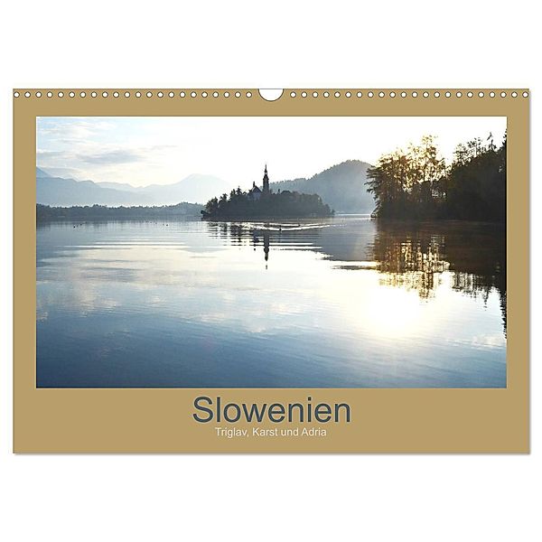 Slowenien - Triglav, Karst und Adria (Wandkalender 2024 DIN A3 quer), CALVENDO Monatskalender, Fotokullt