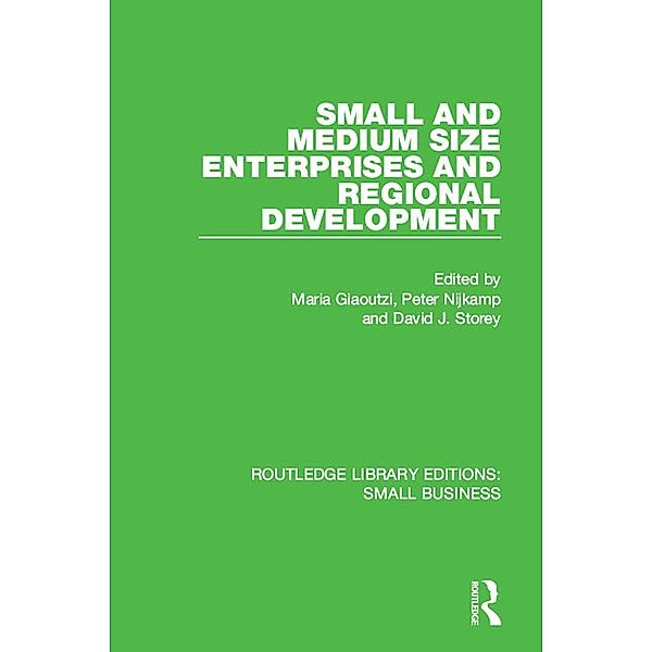 Small and Medium Size Enterprises and Regional Development